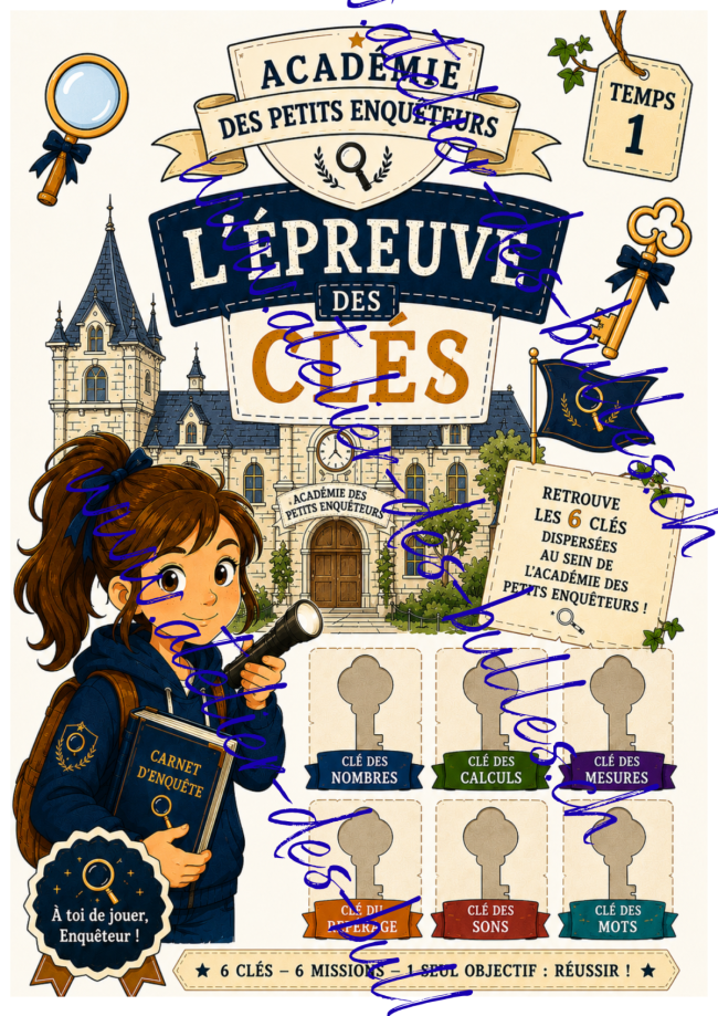L'Académie des Petits Enquêteurs — Dossier de révision Temps 1 (4H)