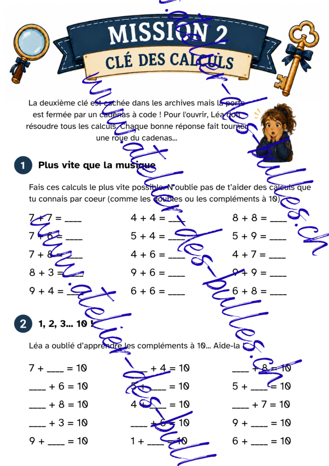 L'Académie des Petits Enquêteurs — Dossier de révision Temps 1 (4H)